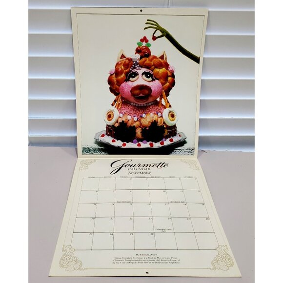 1983 Miss Piggy Muppets Wall Calendar of Calendars with Centerfold SEALED - Picture 6 of 6
